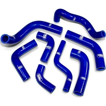 Silikonové hadice chladícího systému SAMCO Sport pro Ducati 748 S / SP / SPS / BIP 1995 - 2003 - 8 kusů Barva: modrá