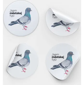 Samolepící dekorace ePipí Samolepka Jsem městskej typ 1 ks 6cm