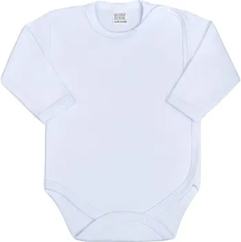 Kojenecké body celorozepínací New Baby Classic bílé vel.56