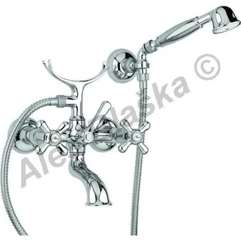 Vodovodní baterie PAINI - Itálie | LIBERTY 17.111 kohoutková nástěnná vanová a sprchová bez příslušenství (vodovodní baterie) - CHROM LIB17.111