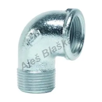 Fitinka GEBO Armaturen - Německo | Koleno 90° MF pozinkované (vnitřní a vnější závit) GEBO Platinum - POZINK - 5/4" GB092