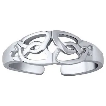 Prsten Otevřený stříbrný prsten na nohu Amy PRM12179R