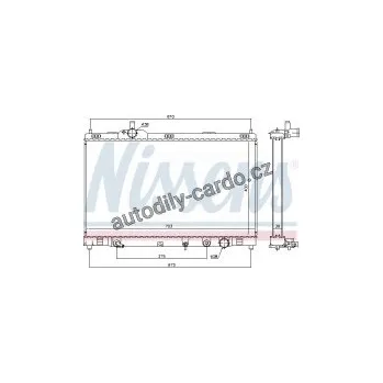 Chladič motoru Chladič motoru NISSENS 646946