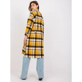 Dámská košile Dámské tričko dlouhé volné ORINA žlutočerné