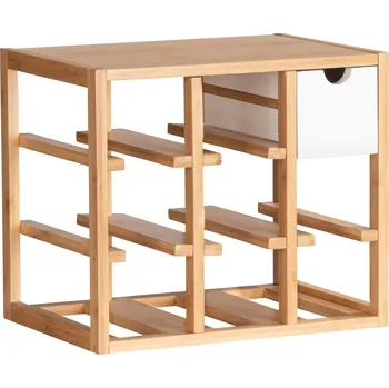 Stojan na víno Bambusový stojan na víno FINJA, přírodní barva, Wenko