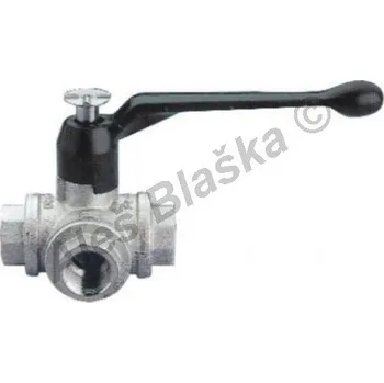 Ventil EFFEBI - Itálie | Kulový kohout (ventil) trojcestný TRIFLUX do T - třícestný - 1/2" 3VT