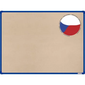 Kancelářský nábytek Textilní nástěnka boardOK 120x90 - modrá
