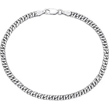 Náramek Pánský stříbrný náramek DIESEL - 3,6 mm varianta 21 cm TTTDL1008L-21 cm