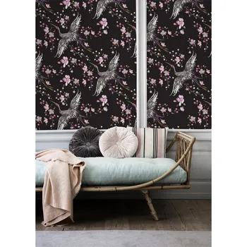 Tapeta Coloray Fototapeta Čínští volavky v květech Samolepící Fototapeta Vliesová 250 x 250 cm coloraydecor-f-as-172495573