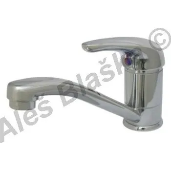 Vodovodní baterie TOP 1243 vodovodní baterie páková stojánková umyvadlo s otočným ramínkem - CHROM TOP1243