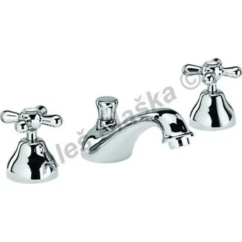 Vodovodní baterie PAINI - Itálie | LIBERTY 17.211 kohoutková stojánková umyvadlová tříotvorová s výpustí (vodovodní baterie) - CHROM LIB17.211