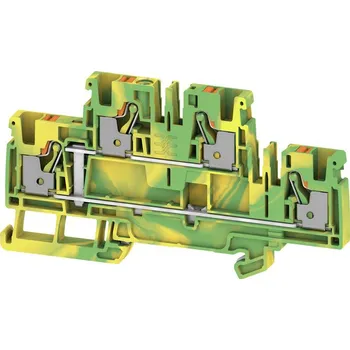 Rozvaděč WEIDMÜLLER Svorka Weidmuller A2T 4 PE zelenožlutá 2539990000