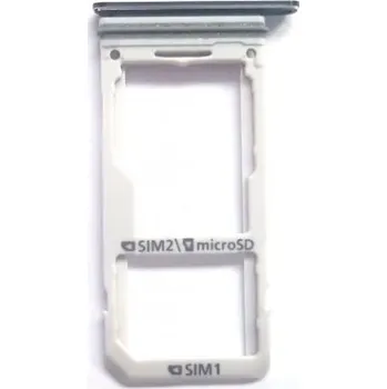 SIM karta Držák SIM karty Samsung G955F DUAL černý