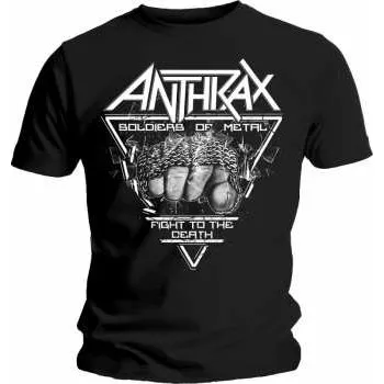 Pánská móda Merch Anthrax: Tričko Soldier Of Metal Ftd XL