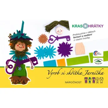 kreativní sada Krasohrátky Kreativní sada Skřítek Jarníček (Nádherná sada pro kreativní tvoření pro kluky z filcu od české výtvarnice Pavly Petrnouškové. Vyrobte si vlastního skřítka Jarníčka, který vám domů vnese kousek jara.&nbsp;Vhodné pro děti od 7 let.)