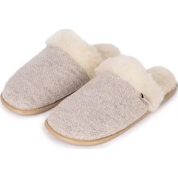 Pánská obuv Vlnka Pantofle s ovčí vlnou kapučíno velikost obuv dospělí 39-40