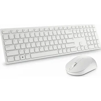 Počítač DELL KM5221W bezdrátová klávesnice a myš US/ International (QWERTY) - bílá