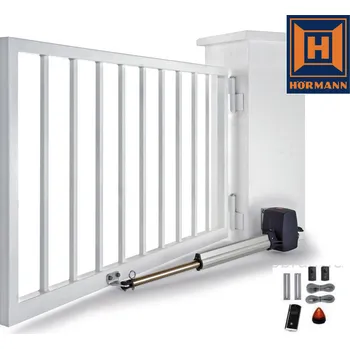 Hörmann RotaMatic 1 SK 4554020 BiSecur pohon pro jednokřídlou bránu do průjezdu 2,5m, fotobuňky, dálkové ovládání, maják