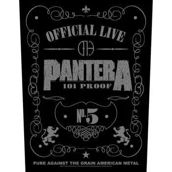 Nášivka Merch Pantera: Zádová Nášivka 101 Proof 2019