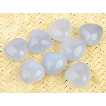 Sběratelství Chalcedon modrý srdce 2cm