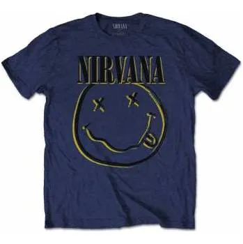Pánské tričko Merch Nirvana: Dětské Tričko Inverse Smiley 5-6 let