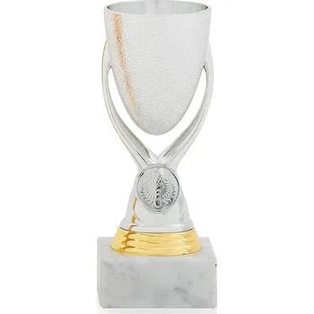 Cinkili Pohár C23025 zlatý/stříbrný/bronzový Označení: B stříbrný, Výška: 17 cm, Průměr: 64 mm