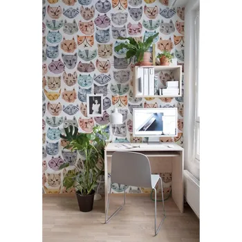 Tapeta Coloray Fototapeta Kočičí darebnosti a hříčky Samolepící Fototapeta Vliesová 250 x 250 cm coloraydecor-f-ss-576026713