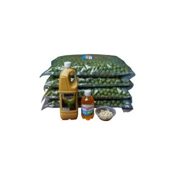 Boilies KAPRPRO Boilies 20kg set, 20 nebo 24mm Boilies 20kg, mirabelka & kukuřice, 24mm + CSL 1l + DIP 250ml + pop up pelety 20mm, 60g 4x5kg