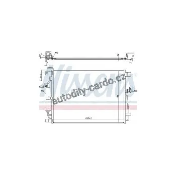 Chladič motoru Chladič klimatizace NISSENS 940787