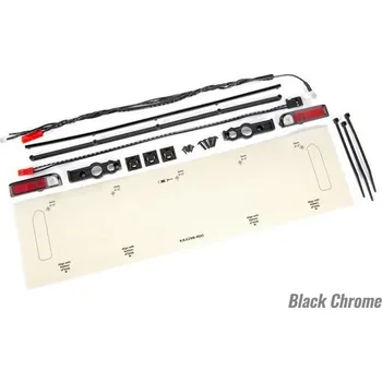 RC náhradní díl Traxxas Traxxas zadní LED osvětlení, tailgate trim (černě chromovaný)