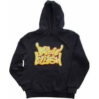 Pánská mikina Merch Billie Eilish: Mikina Airbrush Flames Blohsh XXXXL 2022