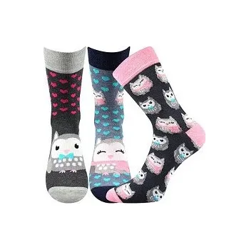 Ponožky Boma Xantipa 56 - balení 3 páry v barevném mixu 26-28 (39-42) mix