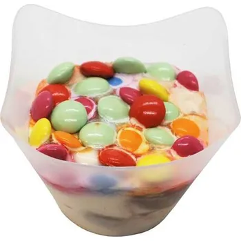 Jednorázové nádobí Pohárek Square Splayed 57ml recyklovatelný opakovatelně použitelný/ 25 ks