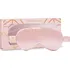 Škraboška na spaní Crystallove Silk Eye Mask maska na spaní růžová