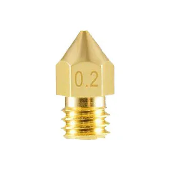 Příslušenství k 3D tiskárně Mosazná tryska pro 3D tiskárny Ender/CR 0,2 mm