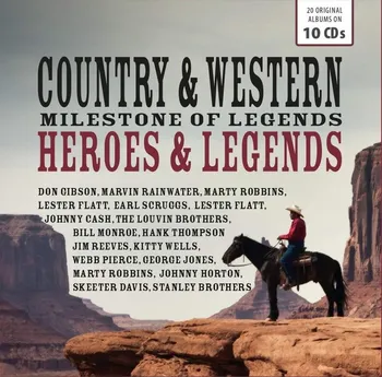 Zahraniční hudba Country & Western: Heroes & Legends - Various [10CD]