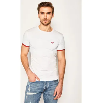 Pánské tričko Pánské triko krátký rukáv - 111035 2R530 00010 - bílá - Emporio Armani bílá M
