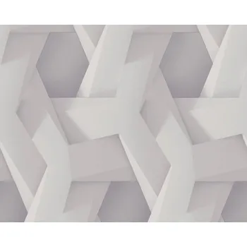 Tapeta Vliesová 3D tapeta šedá geometrická 387211 / Tapety na zeď 38721-1 PintWalls (0,53 x 10,05 m) A.S.Création