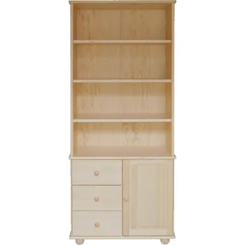 Komoda Knihovna z masivu DEJ42 Barevné provedení: Dub