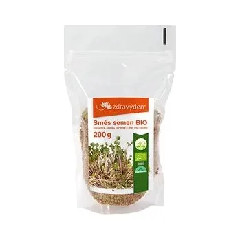 Semeno Směs semen na klíčení 2 BIO - brokolice, ředkev růžová, jetel 200g- Zdravý den (Doplněk stravy)