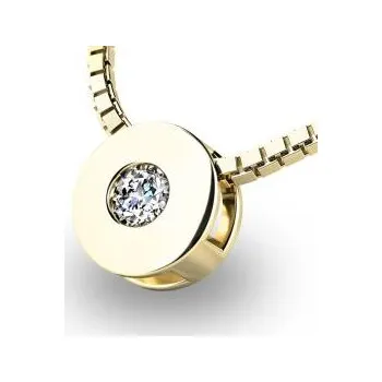 Přívěsek Zlatý přívěs s diamantem AU 585/1000 PATTIC G1091205