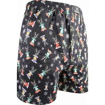 Trenýrky Pánské trenýrky Lonka KARLOS VÁNOCE XL SOBÍCI