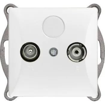 Stavebniny Timex Zásuvka Opus style TV+R koncová bílá