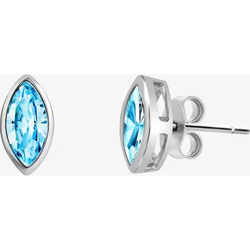 Náušnice Stříbrné náušnice Viva s kubickou zirkonií Preciosa