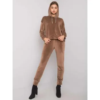 Dámský komplet s kalhotami Chanya tmavě béžový