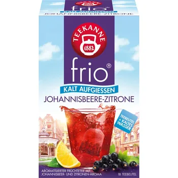 TEEKANNE FRIO OVOCNÝ LEDOVÝ ČAJ ČERNÝ RYBÍZ A CITRON 45g NĚMECKO!