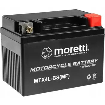 Motobaterie Moretti MTX4L-BS 12V 4Ah 50A