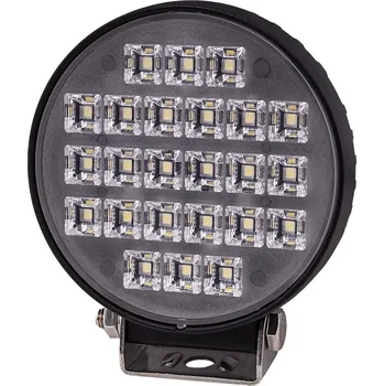 Pracovní světlomet Crystal s vypínačem 24 LED, 24W - kulaté