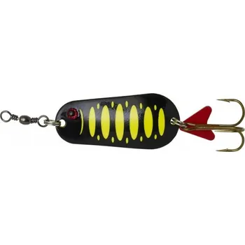 Umělá nástraha Třpytka DAM Effzett Standard Spoon 4,5cm 16gr Fluo Yellow/Black UV