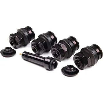 523bMSBLACK sada černých bezdušových skrytých ventilů 4 ks pro otvor 11,3 mm